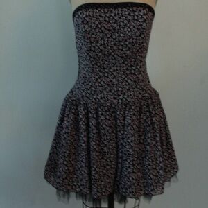 1980’s Jessica McClintock Party Dress with Built In Petticoat